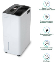 Comedes Demecto 70 dehumidifier, up to 120m², 70 litres/day