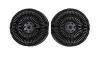 Activated carbon filter set (2pcs) Type58 143mmØ for Whirlpool cooker hood like 484000008782 AKB000/1