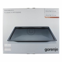 Baking tray gorenje 242132 456x360x15mm AC018 for oven stove
