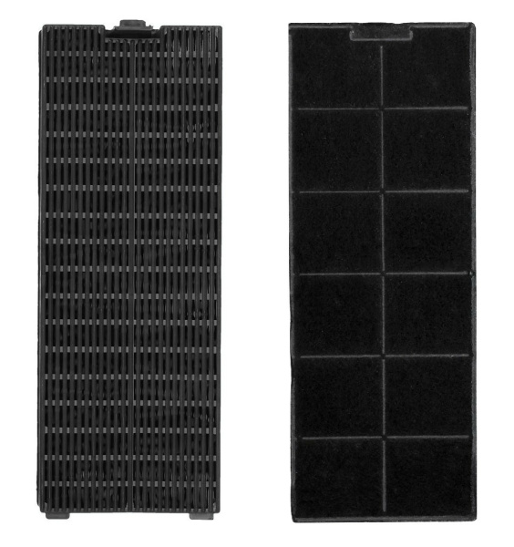 Activated carbon filter 2-pack like H40438 for V-ZUG cooker hoods DI-SL, DW-F, DW-S