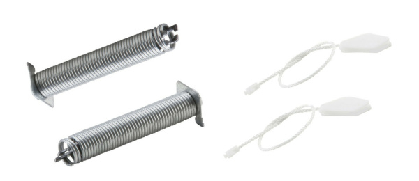 Repair Kit Door Hinge 00754869 with Springs & Rope Pulls for Bosch Siemens Dishwasher