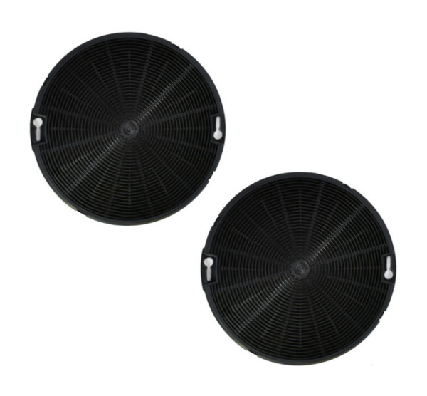 Compatible activated carbon filter set for Electrolux, AEG, Franke cooker hood - replaces EFF75 / MCFE09 / 405509371